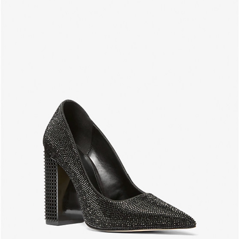 Michael Kors Black Studded Heels